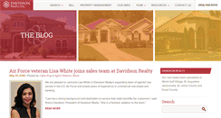 Desktop Screenshot of davidsonrealtyblog.com